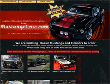 Tablet Screenshot of mustangclinic.com